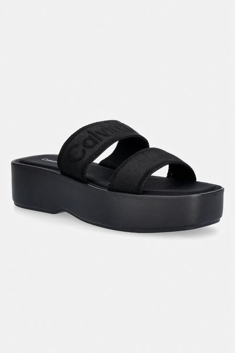 Calvin Klein σαγιονάρες Γυναικεία FLATFORM SNDL WEBBING