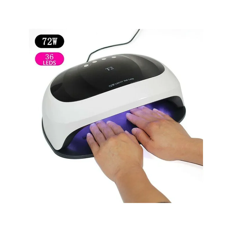 Φουρνάκι Νυχιών UV - LED 72W T2 Λευκό