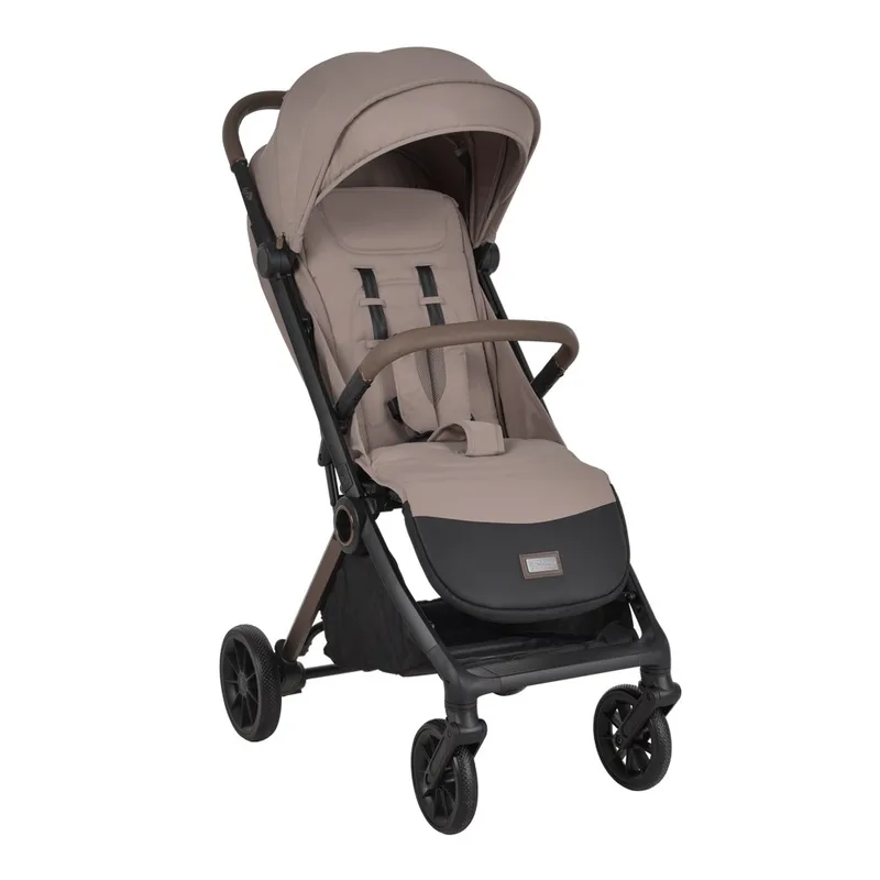 Καρότσι Bebe Stars Isla Automatic Almond Μπεζ 344-180