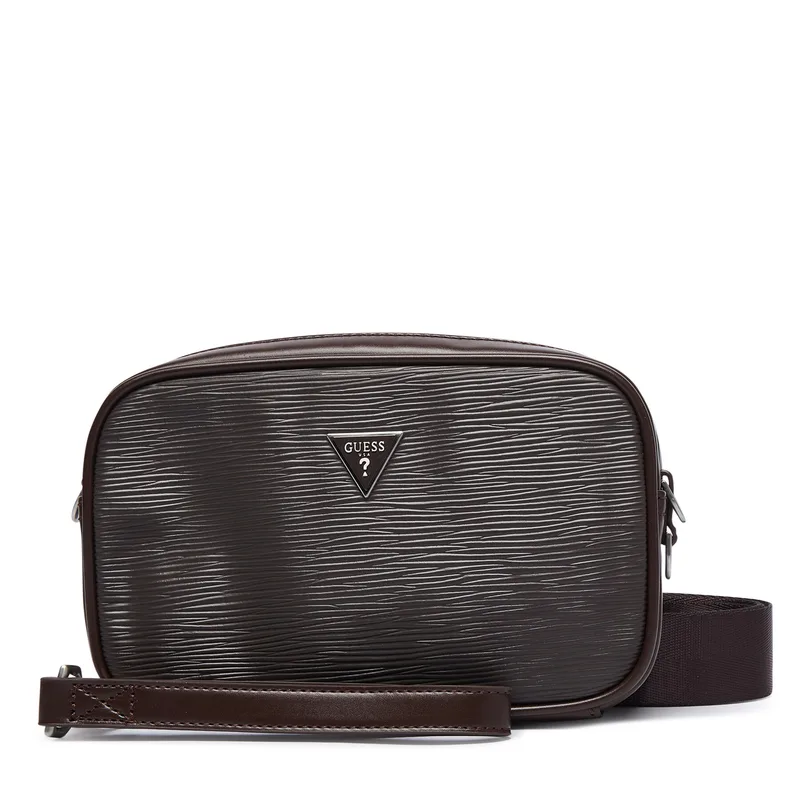 Τσαντάκι Guess HMMIPW P6350 Σκούρο καφέ