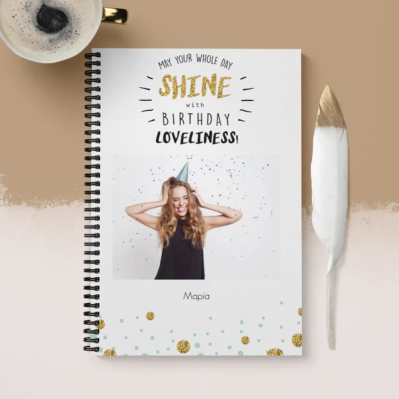 Shine with Birthday Loveliness - Σημειωματάριο - A4 (21X29.7)