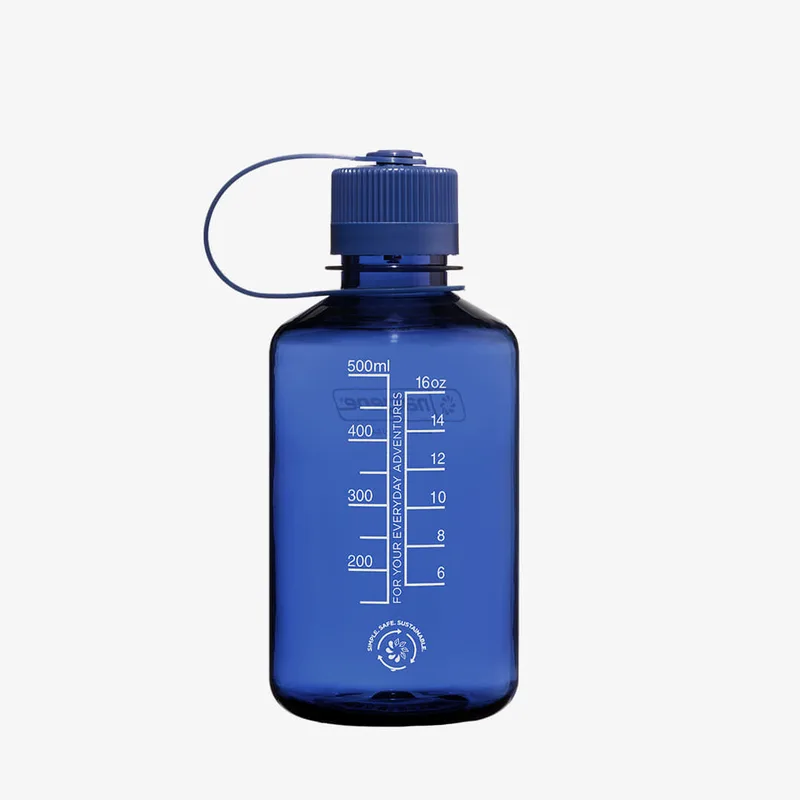 Nalgene 500ml Narrow Mouth Sustain Water Bottle Denim Universal