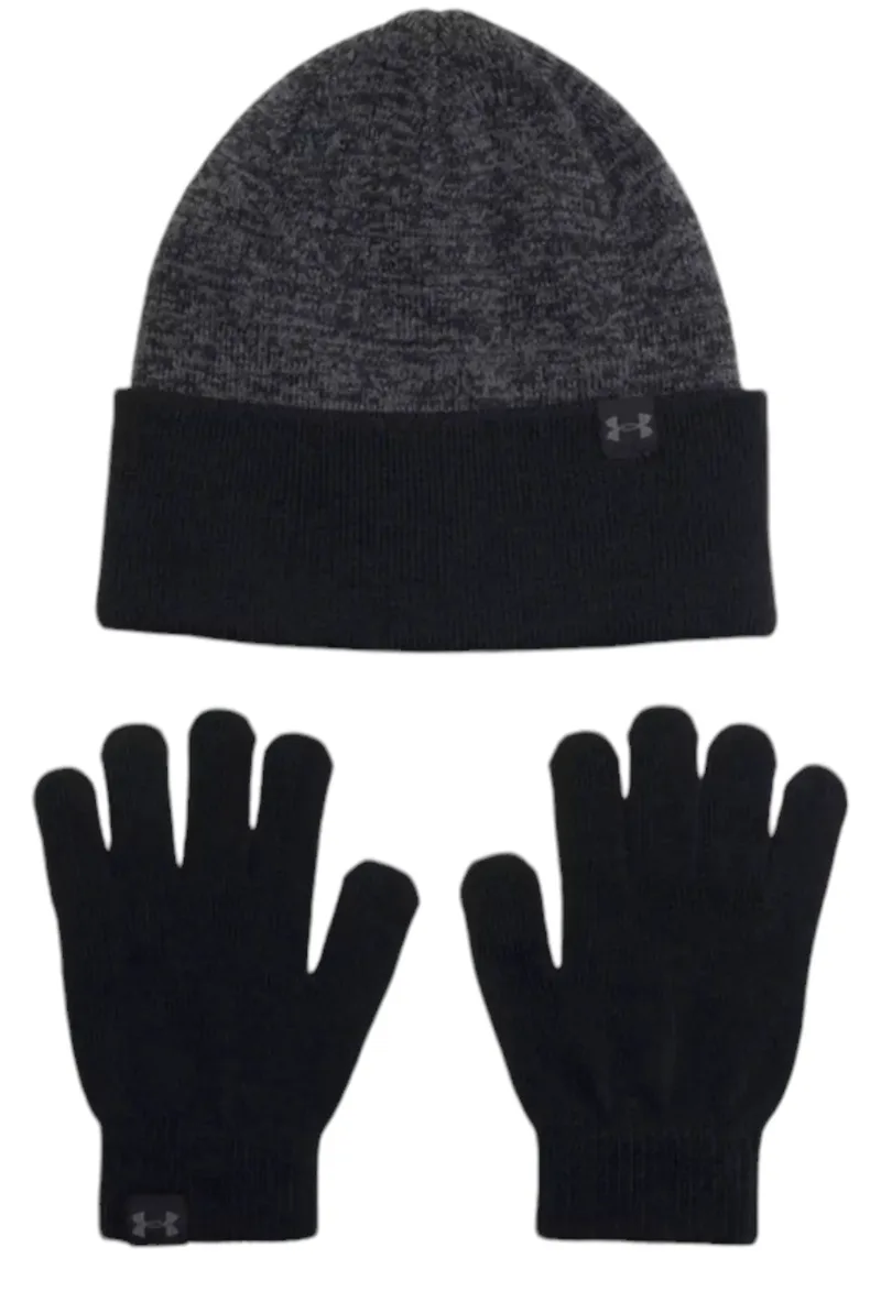 Σκουφί Under Armour Σετ Beanie Glove Combo 1386642-001 Κορίτσι