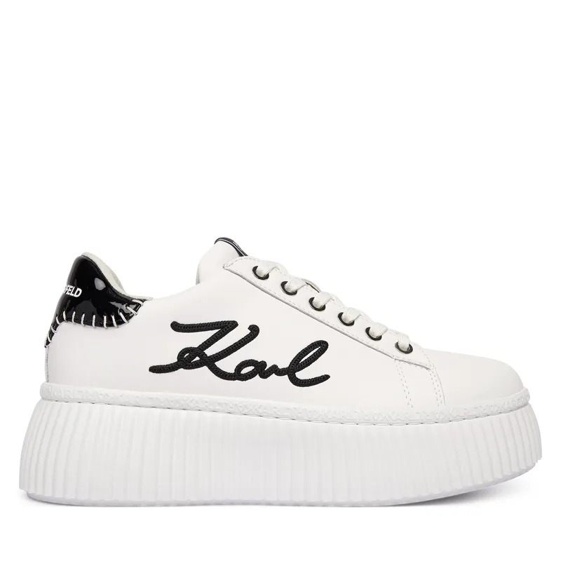 Αθλητικά KARL LAGERFELD Kreeper Lo KL42372C Λευκό