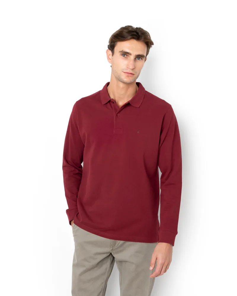 The Bostonians Ανδρική Μπλούζα Polo Pique 3PL0001|B154BU Μπορντό