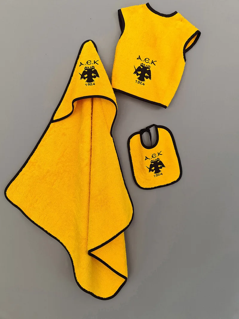 Σετ Λουτρου Βρεφικό Aek 1924 AEK BABY BLOCK - Palamaiki