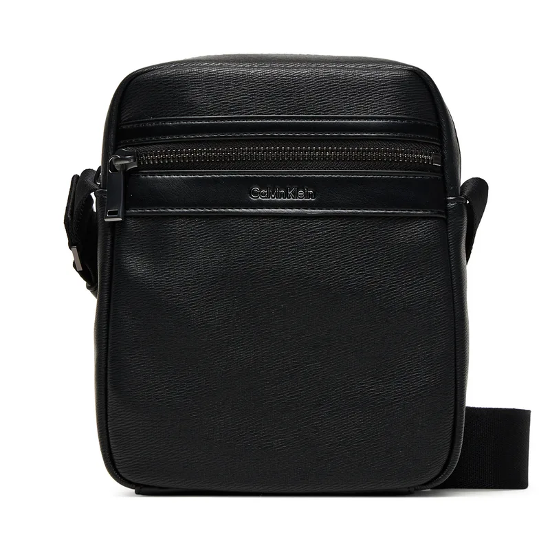 Τσαντάκι Calvin Klein Zip Reporter LV04D3264G Μαύρο