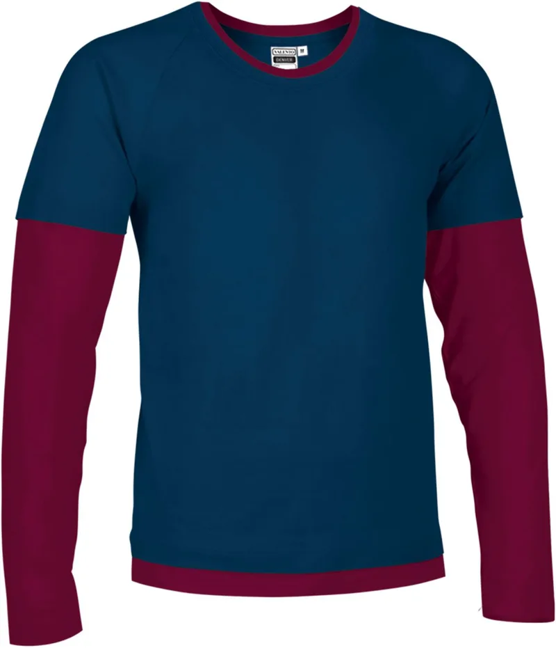 T-Shirt DENVER Valento CAVADENMG Orion Navy Blue-Mahogany Garnet