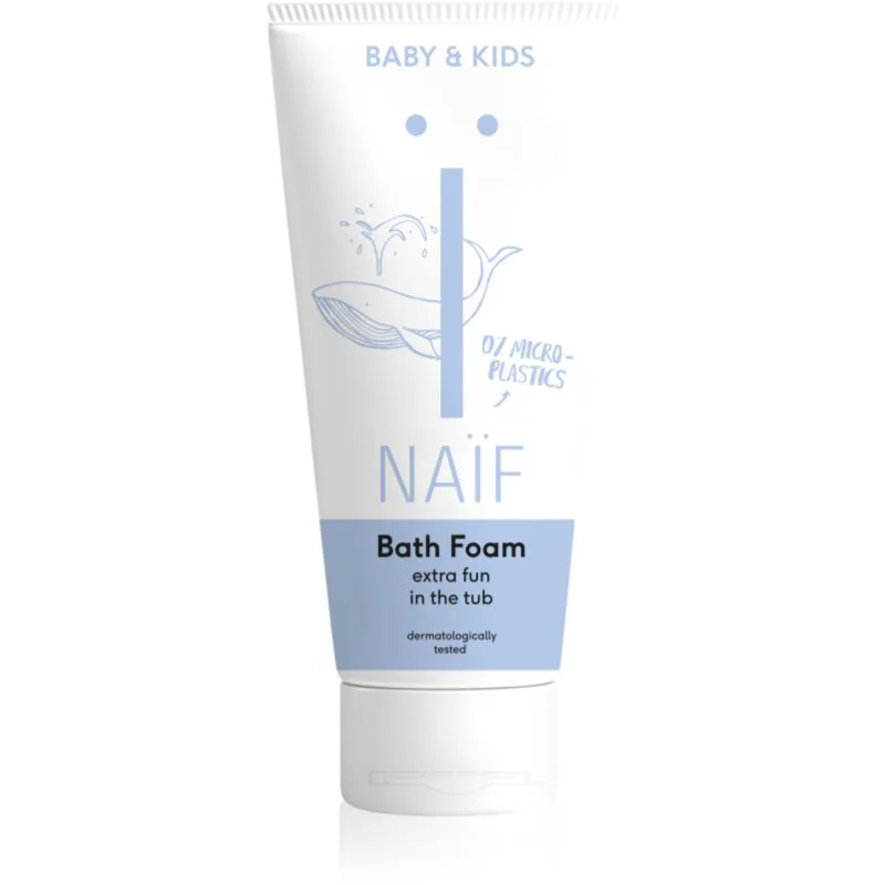 Naif Baby & Kids Bath Foam χαλαρωτικός αφρός μπάνιου για παιδιά 200 ml
