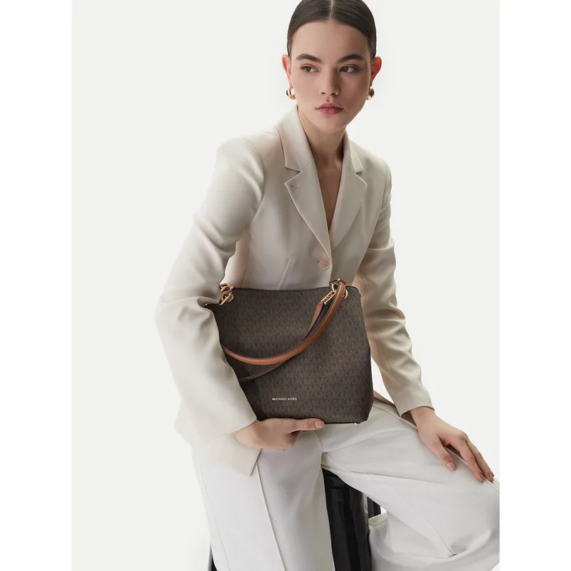 Τσάντα MICHAEL Michael Kors Kensington 30F3G8KT7B Καφέ