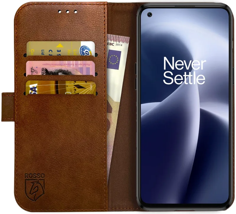 Κόκκινο Element PU Θήκη Πορτοφόλι OnePlus Nord 2T - Brown (8719246366017)