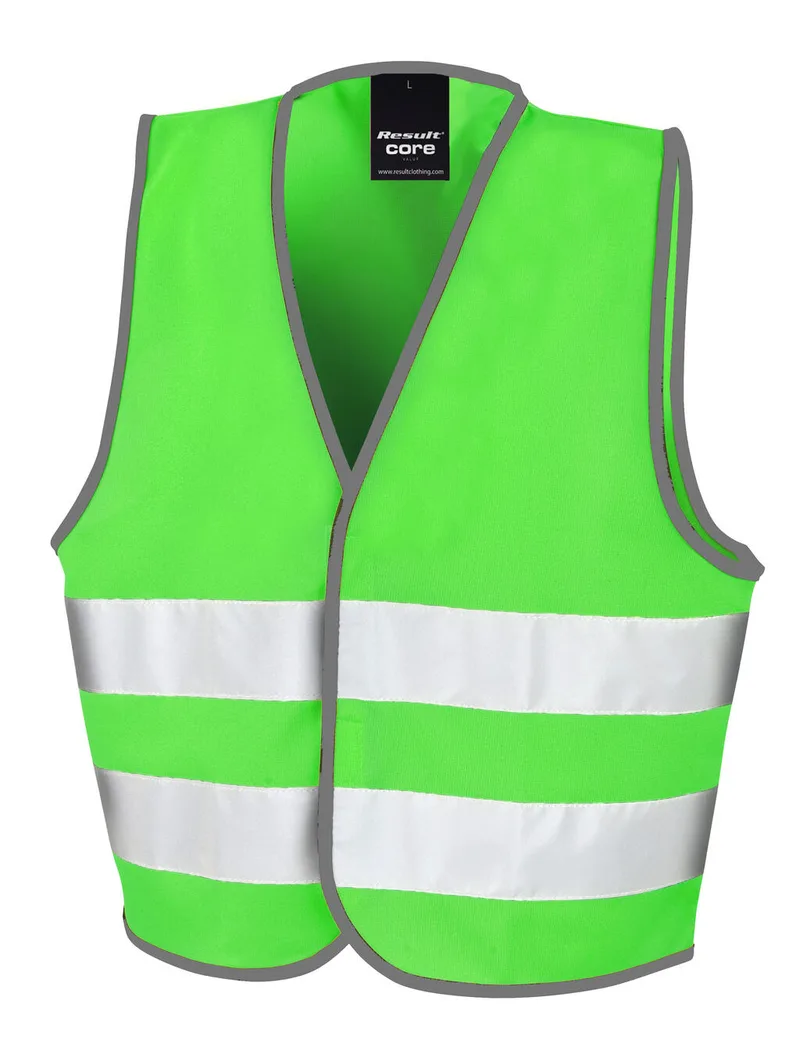 Παιδικό Γιλέκο Υψηλής Ορατότητας Result Safe-Guard R200JEV Lime