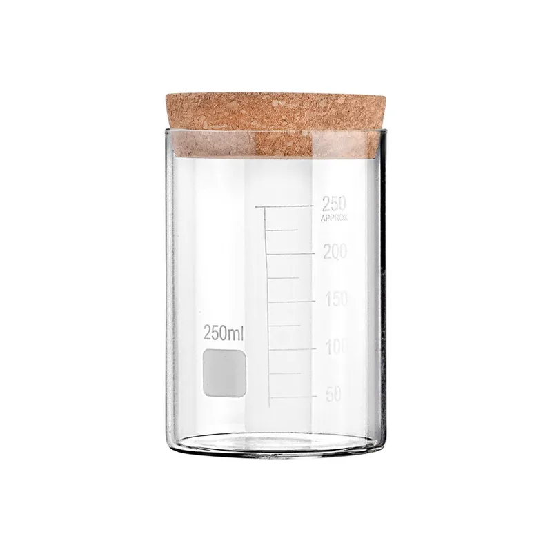 Estia Δοχείο Αποθήκευσης Γυάλινο 250Ml Με Καπάκι Φελλού