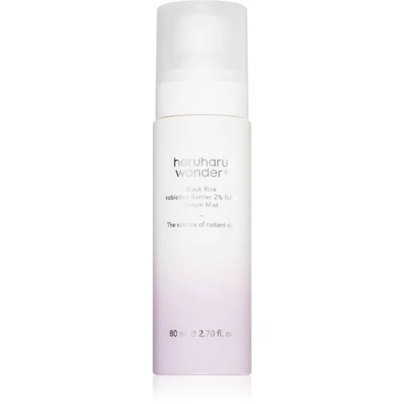 Haruharu Wonder Black Rice Probiotics Barrier NAD+ Serum Mist αποκαταστατικός ορός προσώπου σε σπρέι 80 ml