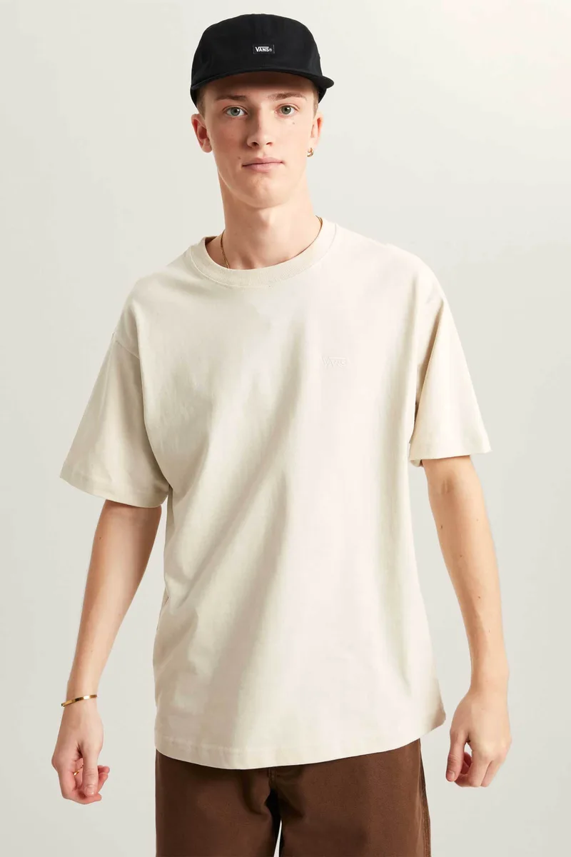 Vans ανδρικό T-shirt Loose Fit "Left Chest II" - VN000P1P2N11 Εκρού