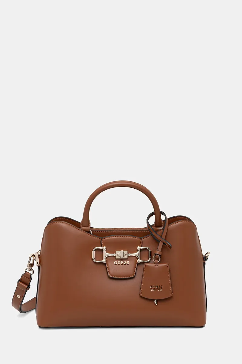 Guess τσάντα tote γυναικεία από απομίμηση δέρματος JANIE