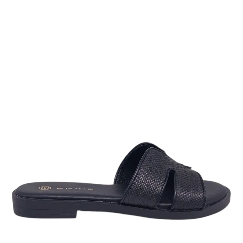 Envie flats E96-21361 μαύρο