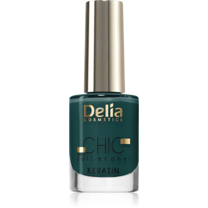 Delia Cosmetics Chic βερνίκι νυχιών με κερατίνη απόχρωση Glimmer 15 11 ml