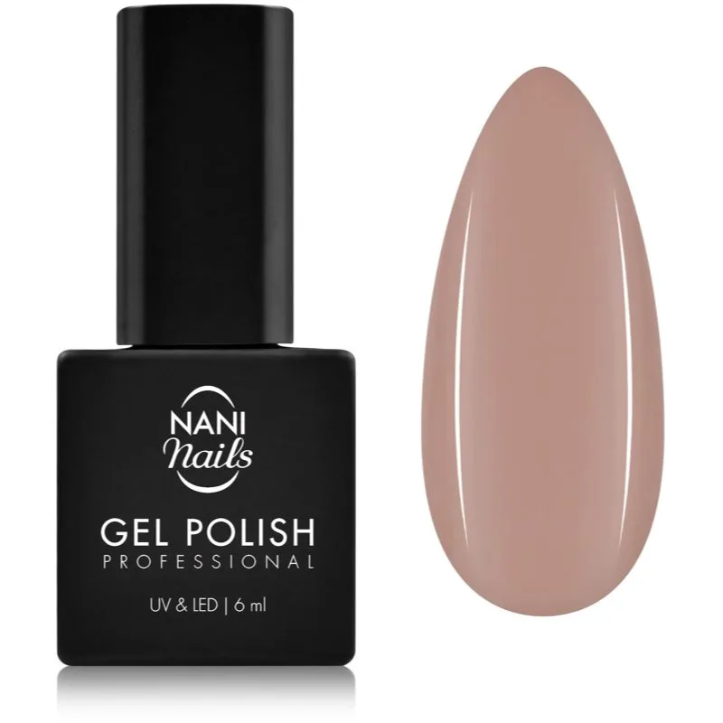 NaniNails NANI Professional τζελ βερνίκι νυχιών απόχρωση Mocha Mousse 6 ml