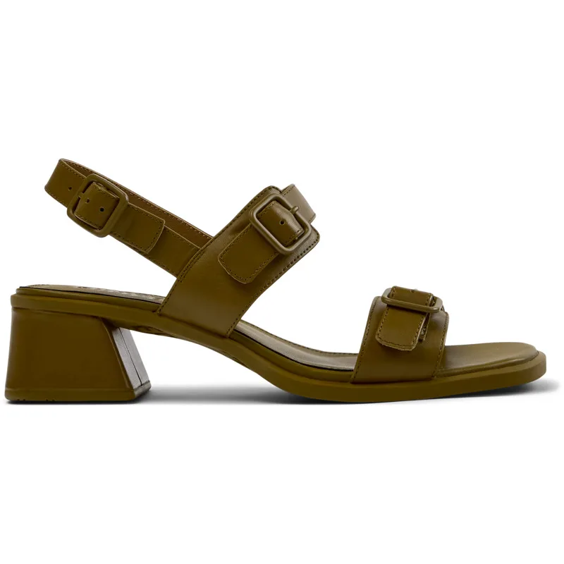 CAMPER Kora Sandal - Πέδιλα Για Γυναικεία - Πράσινο, Μέγεθος 38, Smooth leather