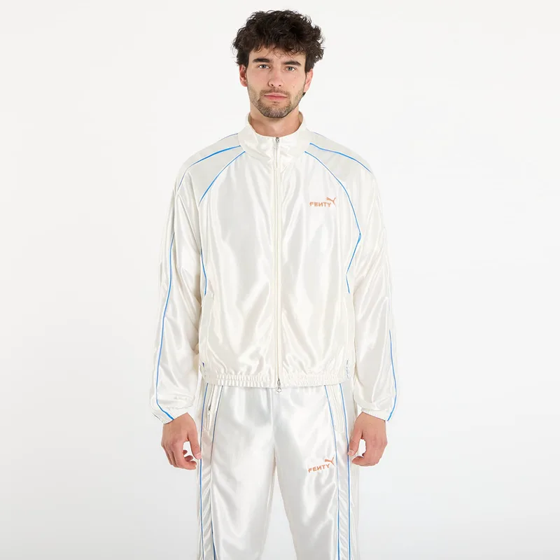 Μπουφάν Puma x FENTY T7 Piping Track Jacket UNISEX Warm White XS