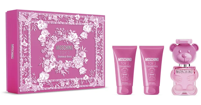 Moschino Toy 2 Bubble Gum Women's Gift Set Eau de Toilette 50 ml + Scented Shower Gel 50 ml + Scented Body Milk 50 ml