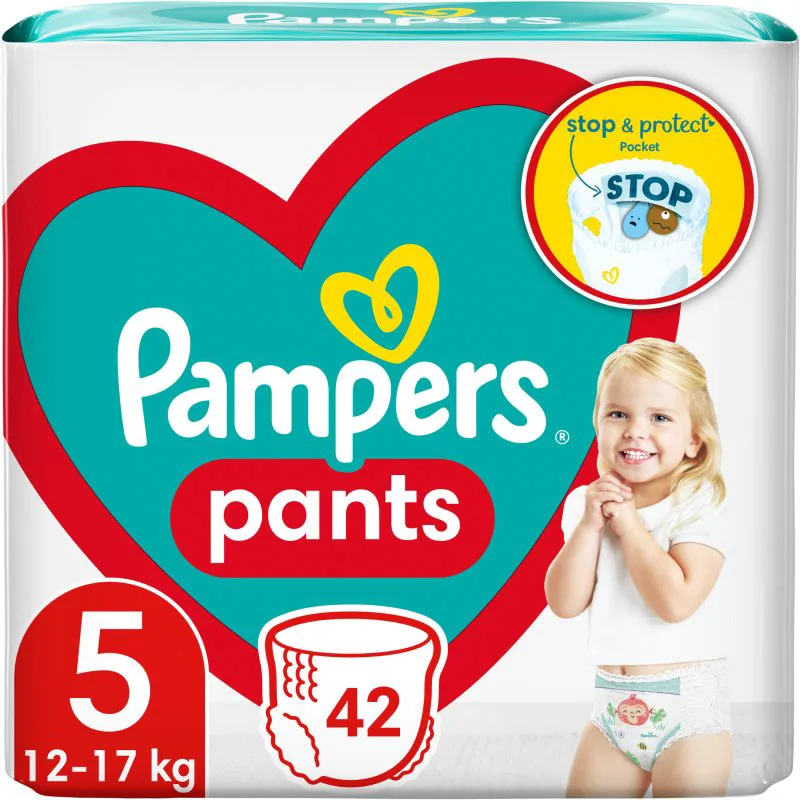 Pampers Pants Size 5 πάνα - βρακάκι μιας χρήσης 11-17 kg 42 τμχ