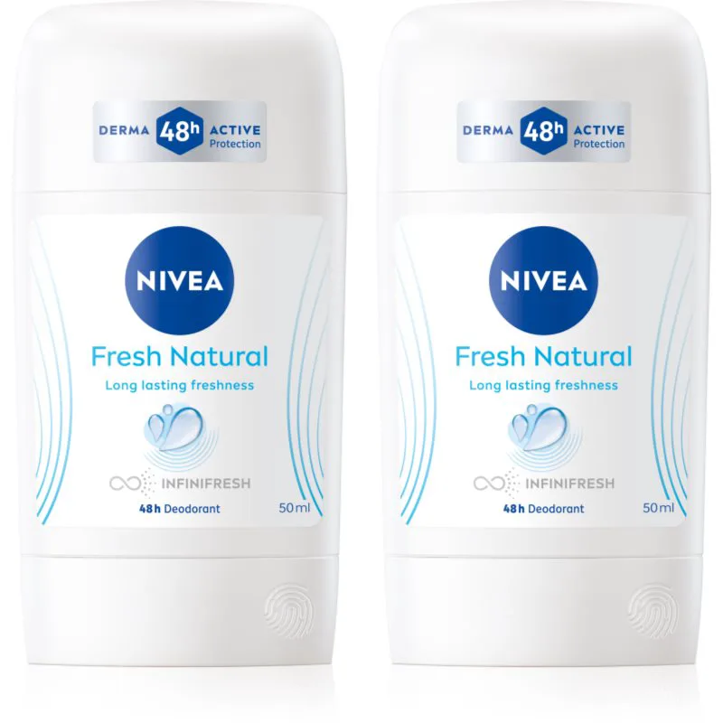 NIVEA Fresh Natural στερεό αποσμητικό επωφελής συσκευασία
