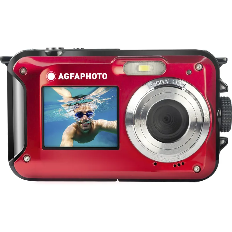 AgfaPhoto Realishot WP8000 Red Waterproof Digital Camera