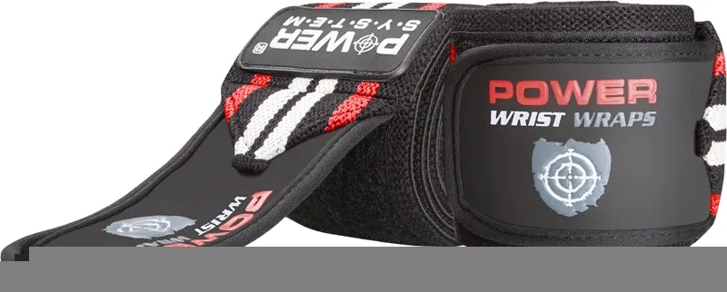 Power System Wrist Wraps bondage wrist red color 2 pieces