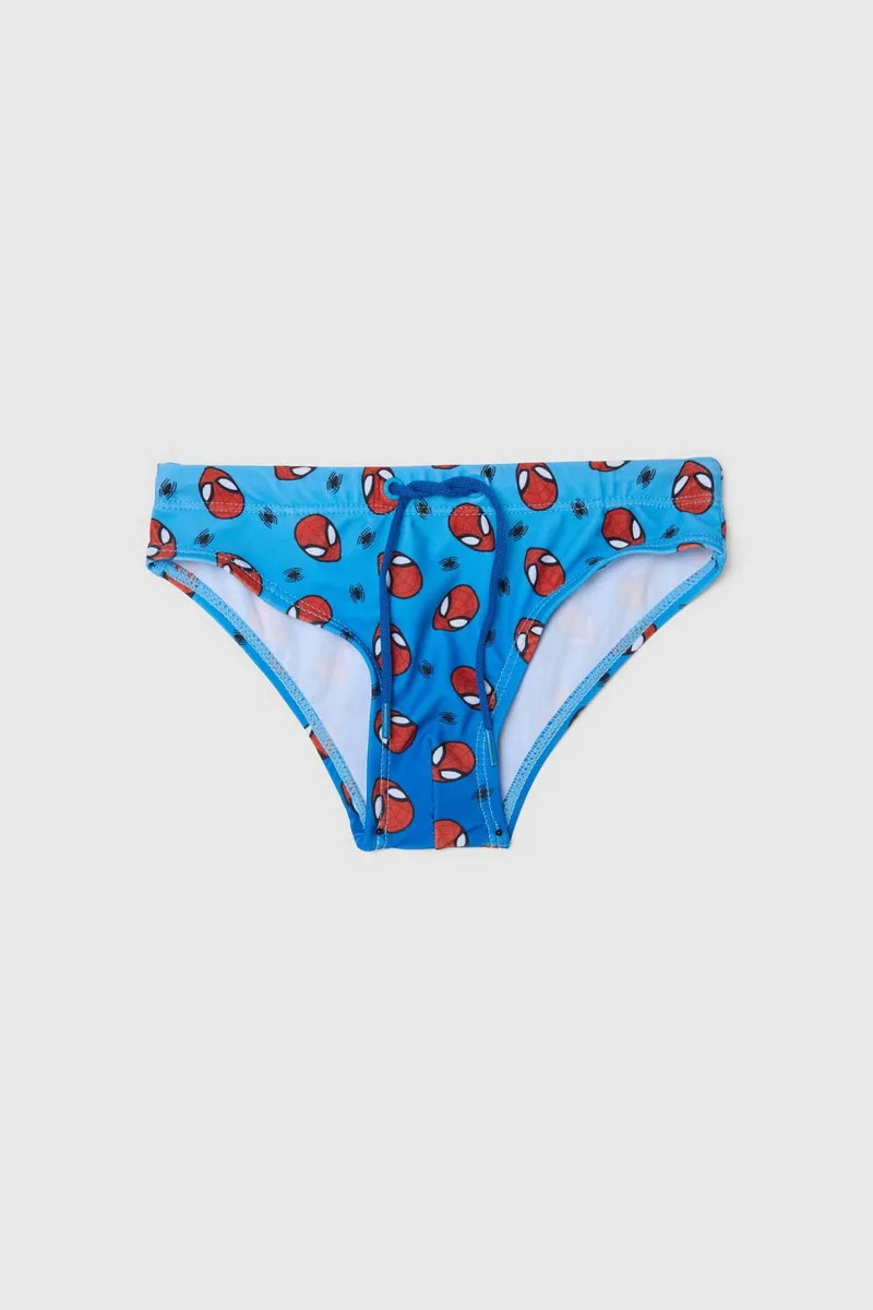 OVS παιδικό μαγιό σλιπ με Spider-Man print - 002667320 Γαλάζιο