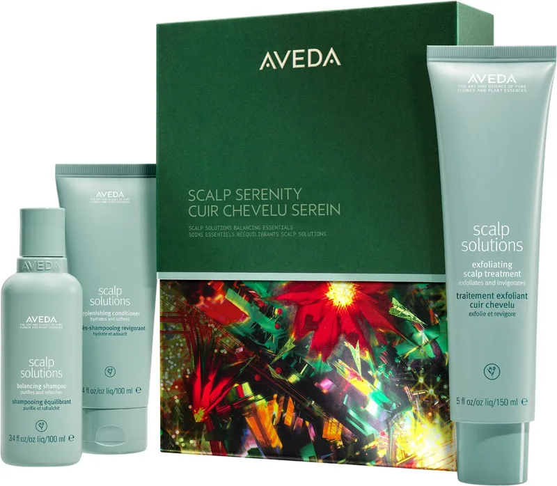 Aveda - Scalp Serenity Scalp Solutions Balancing Essentials Gift Set (Treatment 150ml, Shampoo 100ml, Conditioner 100ml)