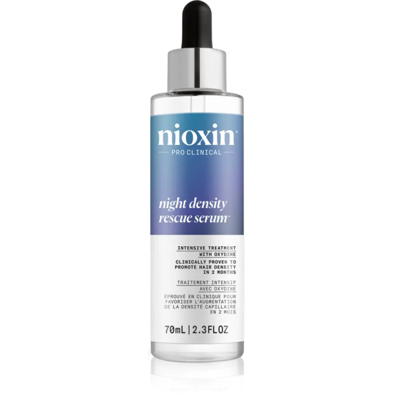 Nioxin Night Density Rescue Serum φροντίδα νύχτας για μαλλιά με τάση αραίωσης 70 ml