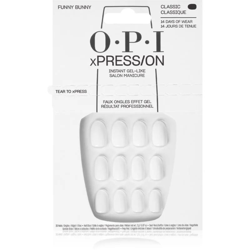 OPI xPRESS/ON Ψεύτικα νύχια Funny Bunny 30 τμχ