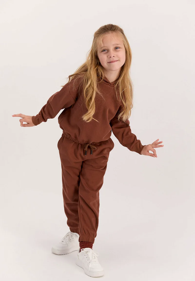 Φόρμα παιδική Rolypoly Comfy Girls RP2591A-Καφέ