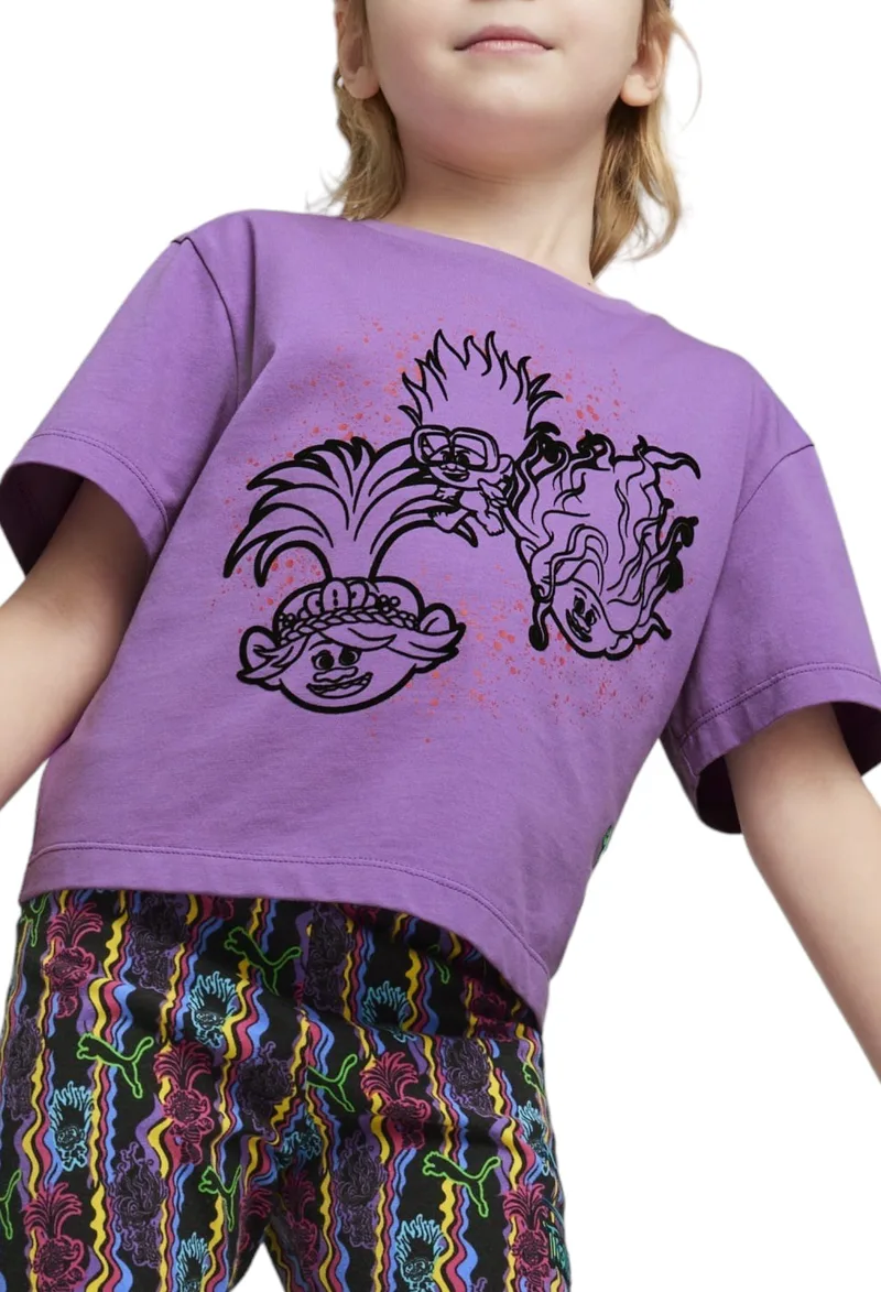 Μπλούζα Κοντομάνικη Puma X Trolls Graphic 624854-50 Κορίτσι