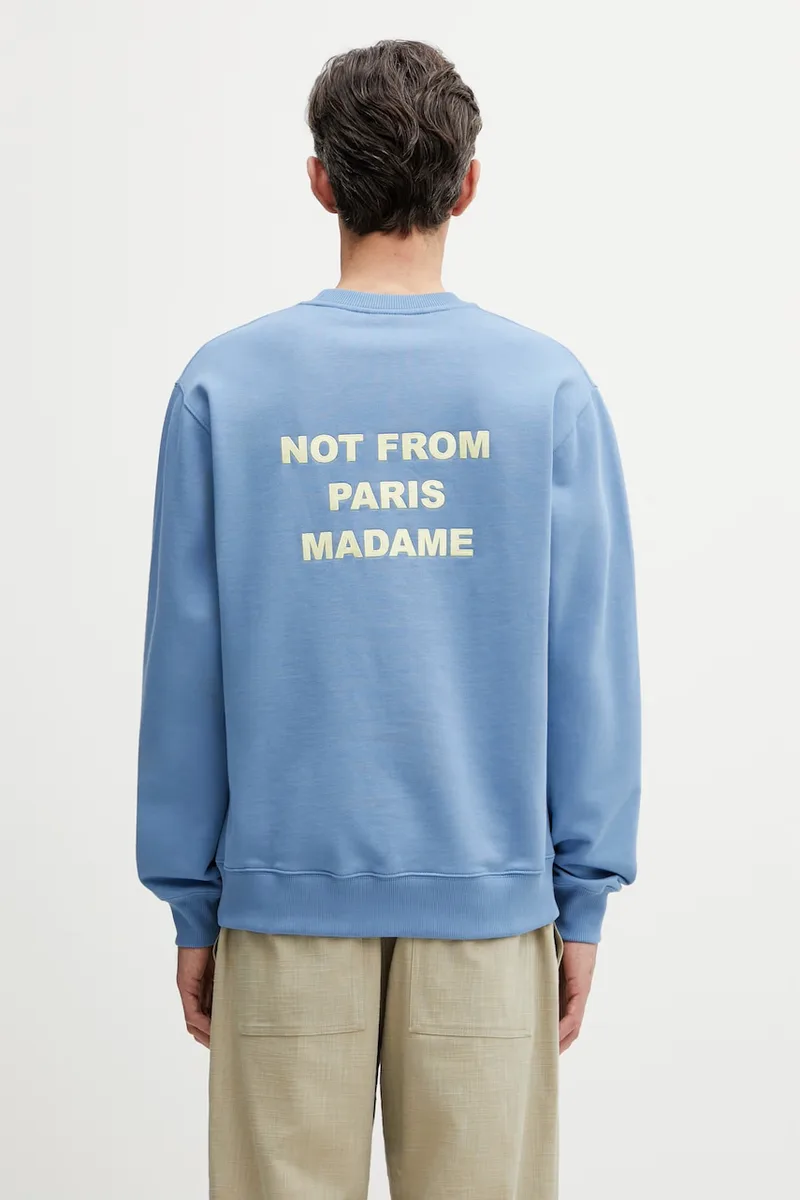 Drôle de Monsieur μπλούζα γυναικεία βαμβακεία Le Sweatshirt Slogan