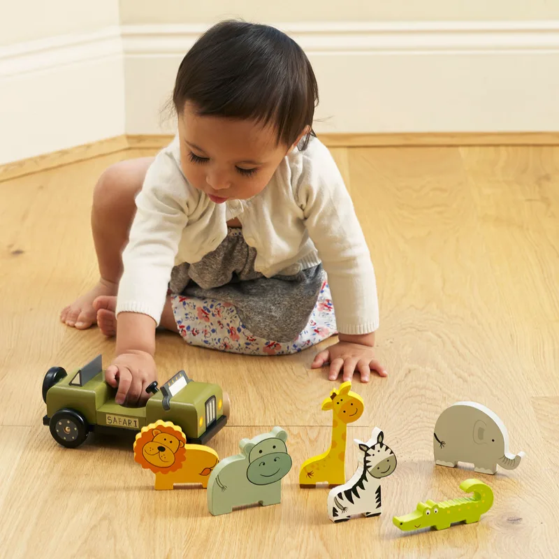 Ξύλινο Παιχνίδι Πορτοκαλί Tree Toys Safari 60-11353
