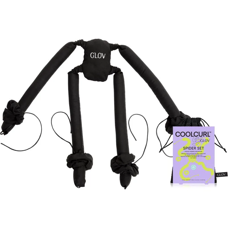 GLOV CoolCurl Spider Set αξεσουάρ μαλλιών για σγουρό φορμάρισμα απόχρωση Black 1 τμχ