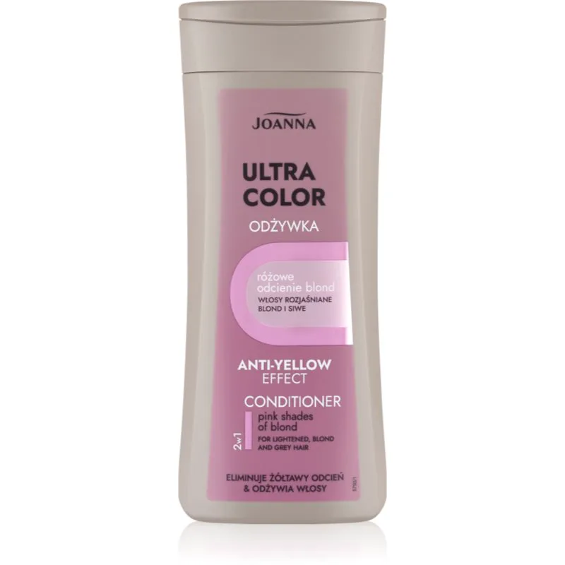 Joanna Ultra Color μαλακτικό με χρώμα απόχρωση Ροζ 200 ml
