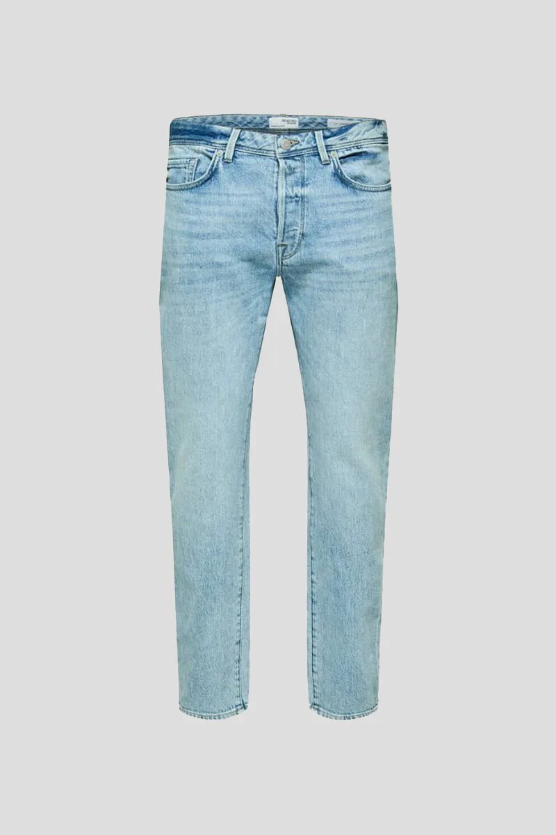 SELECTED HOMME Ανδρικό Μπλε Faded Slim Jeans