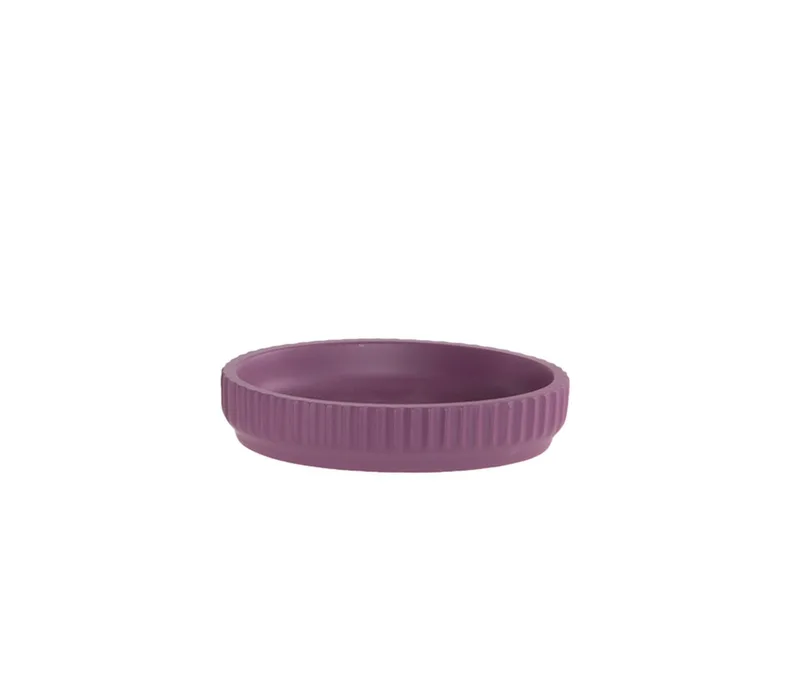 Σαπουνοθήκη Nef-Nef Concrete Venice D13,7x9,7x2,8 Purple