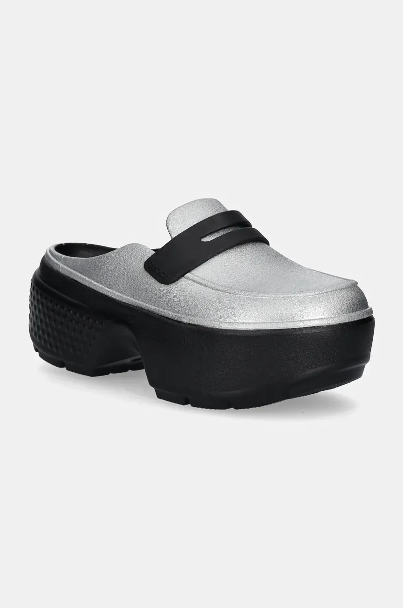 Παντόφλες Crocs Stomp Metallic Loafer Clog