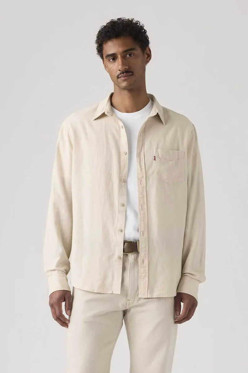 Levi's® ανδρικό πουκάμισο Standard Fit "Sunset" - 857460197 Μπεζ