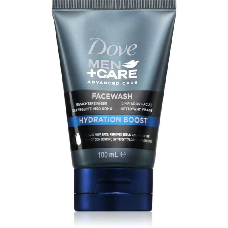 Dove Men+Care γαλάκτωμα κάνναβης για μπάνιο για ενυδάτωση και σύσφιξη του δέρματος 100 ml