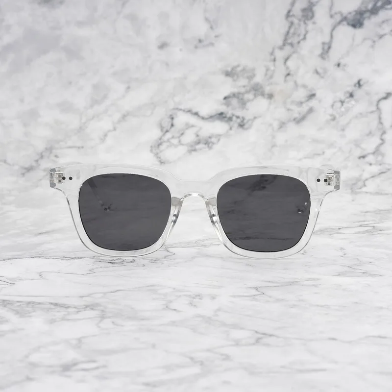 WILLIAM Tinted Sunglasses | Clear | Gray Shades | Explicit Poets Sunglasses