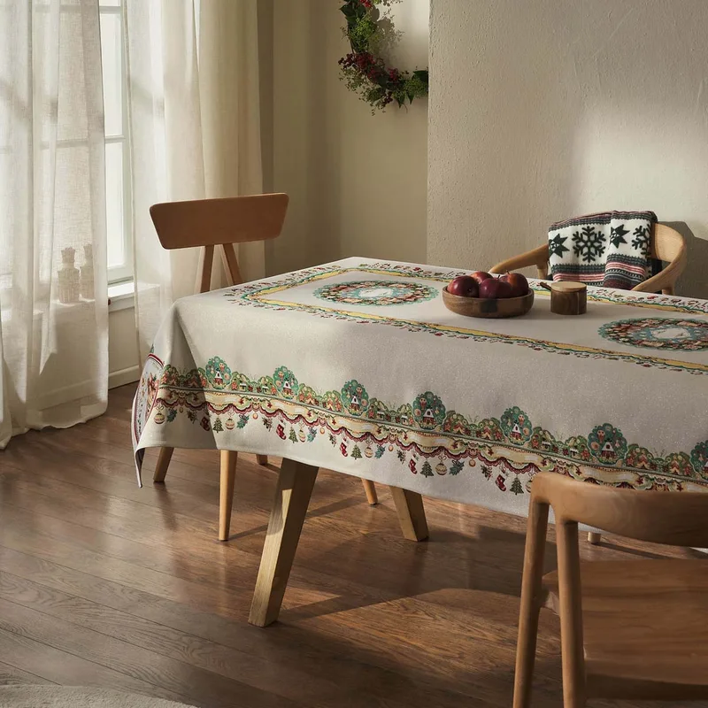 Χριστουγεννιάτικο Τραπεζομάντηλο (135x180) Gofis Home Xmas 212