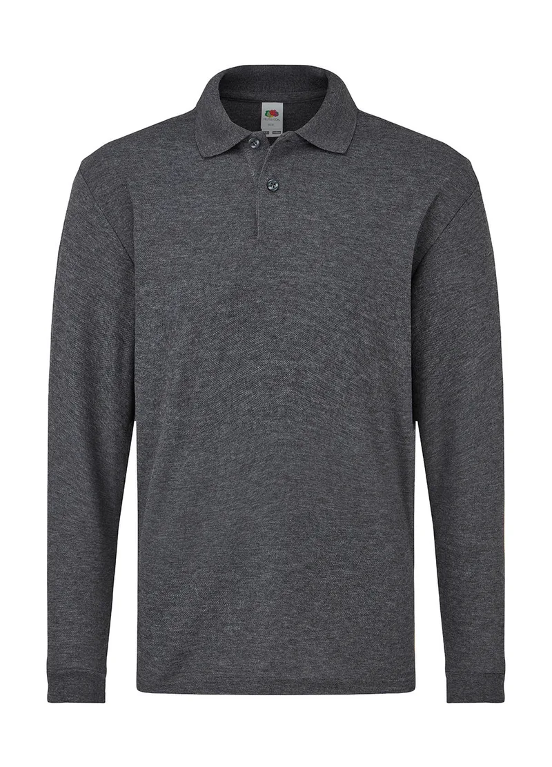 Παιδικό Μπλουζάκι Polo 63-201-0 Fruit of the Loom Dark Heather Grey