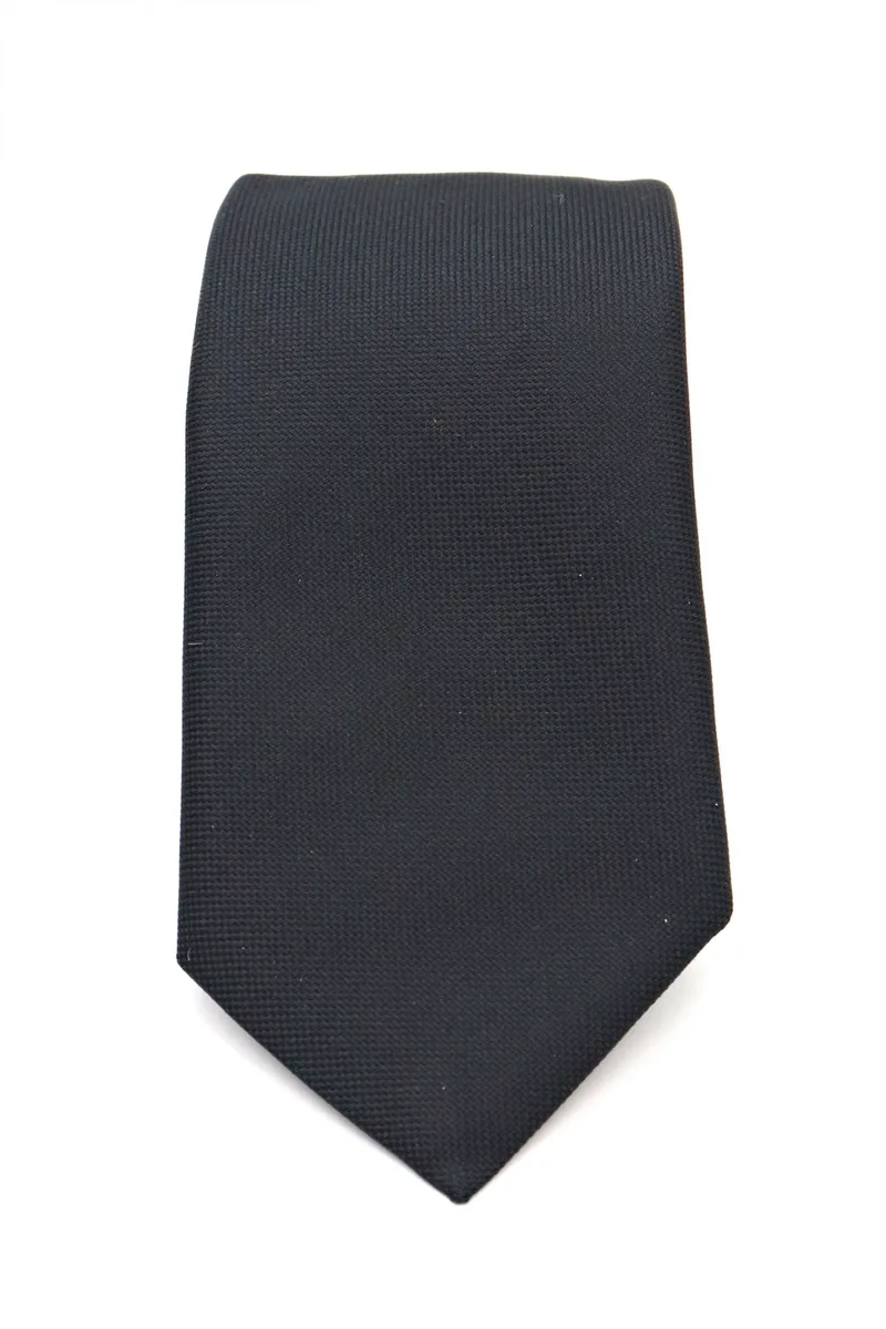 BOSS ΓΡΑΒΑΤΑ H-TIE 7.5CM-222 ΜΑΥΡΟ