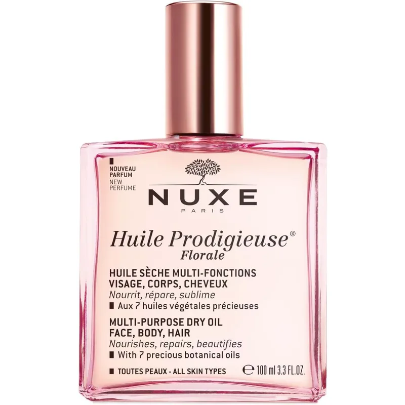 Nuxe Huile Prodigieuse Florale Multi-Purpose Dry Oil Πολυχρηστικό Ξηρό Λάδι για Πρόσωπο, Σώμα & Μαλλιά με Άρωμα Λουλουδιών 100ml